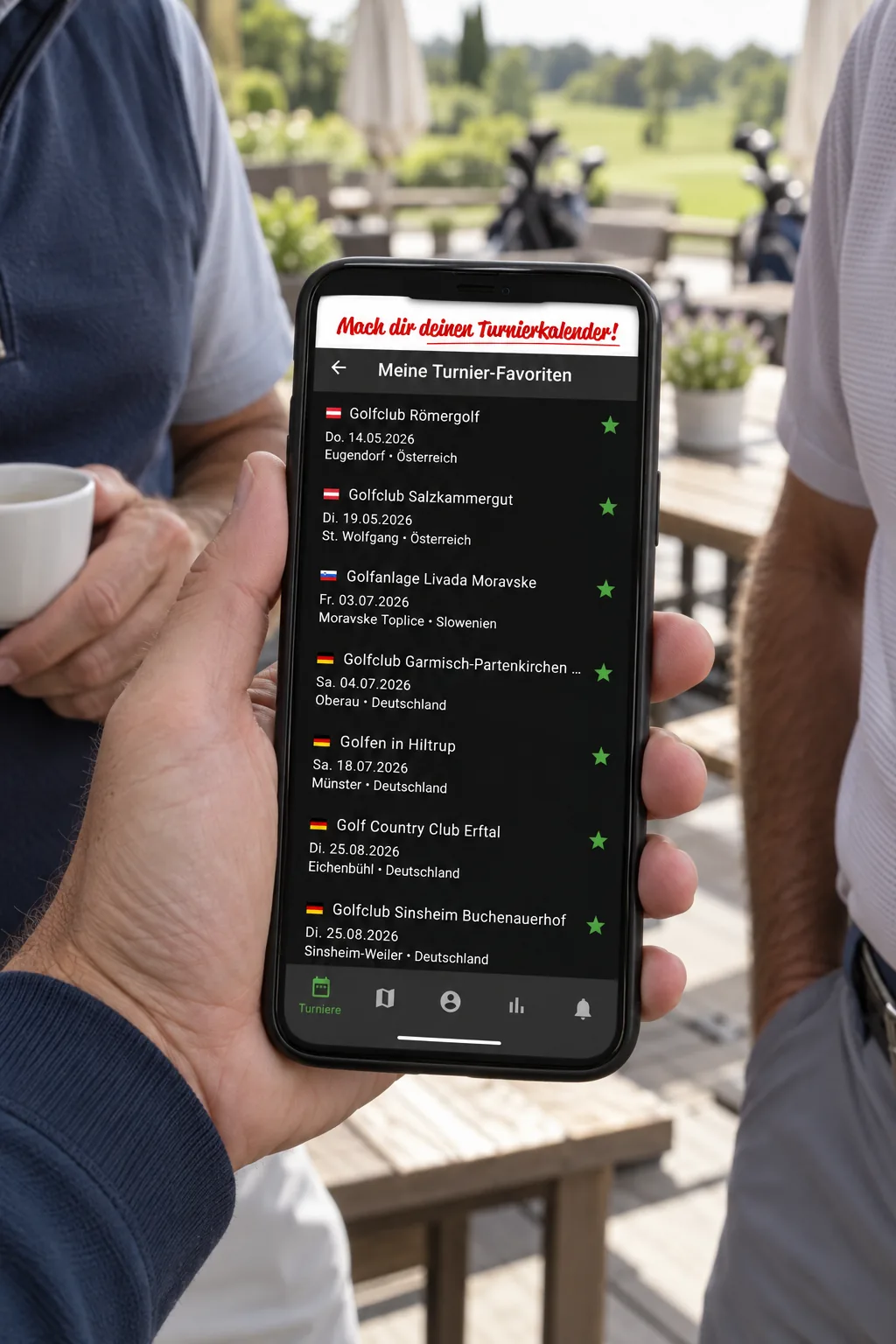 Eine App für jeden Tourspieler